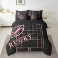 thumbnail image 2 of YST, Soccer, Comforter Set, Sports, 7-Piece, Football, Girls, , Neon Pink, Gradient, , , Comforter Set, Twin, 2 of 4