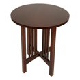 thumbnail image 1 of Mission style Oak End Table 26Wx26Dx28"H solid wood in brown, 1 of 7