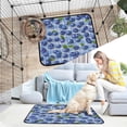 thumbnail image 7 of Qxltty Blueberry Gingham Cat litter Pads Pet Set of 3 Diaper Mats Center Anti-leakage Layer Absorbent Soft and Comfortable, 7 of 7