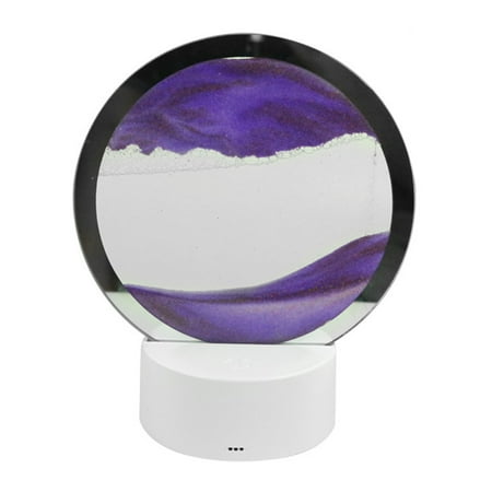 

Limei Table Lamp Create Atmosphere Flicker-Free Useful Moving Sand Art Night Light Display Decoration Xmas Gift