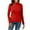 Red, variant on kaprioy Essentials Women's Regular-Fit Plus Size Long-Sleeve Crewneck T-Shirt White, L