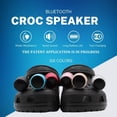 thumbnail image 2 of UUEENN Croc Speaker, Mini Altavoz para Croc, Mini Altavoz de Halloween, Bluetooth Croc Charm, Azul, 2 of 5