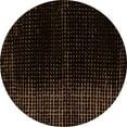 thumbnail image 1 of Ahgly Company Indoor Round Abstract Orange Modern Area Rugs, 5' Round, 1 of 4