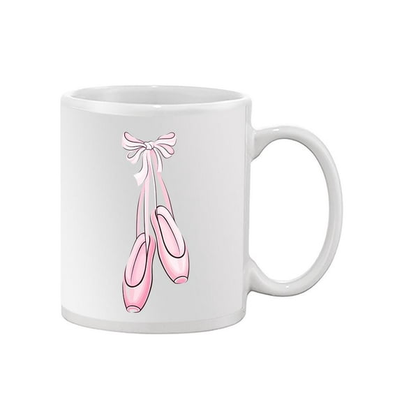 Pink Ballet Shoes With Ribbon. Mug Unisex's -Image by Shutterstock