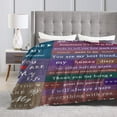 thumbnail image 6 of Gifts for Daughter Throw Blanket to My Daughter Blankets Positive Encourage Inspirational Blanket Gifts for Birthday 50"x40", 6 of 7
