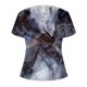 thumbnail image 3 of Camiseta suelta de manga corta con cuello en V informal con estampado de cremallera a la moda para mujer OAVQHLG3B Store  lin121212, 3 of 3