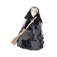 thumbnail image 2 of Decoración de Halloween Baoblaze Muñeca con Escoba Adorno Creativo Negro 7 cm x 16,5 cm, 2 of 8