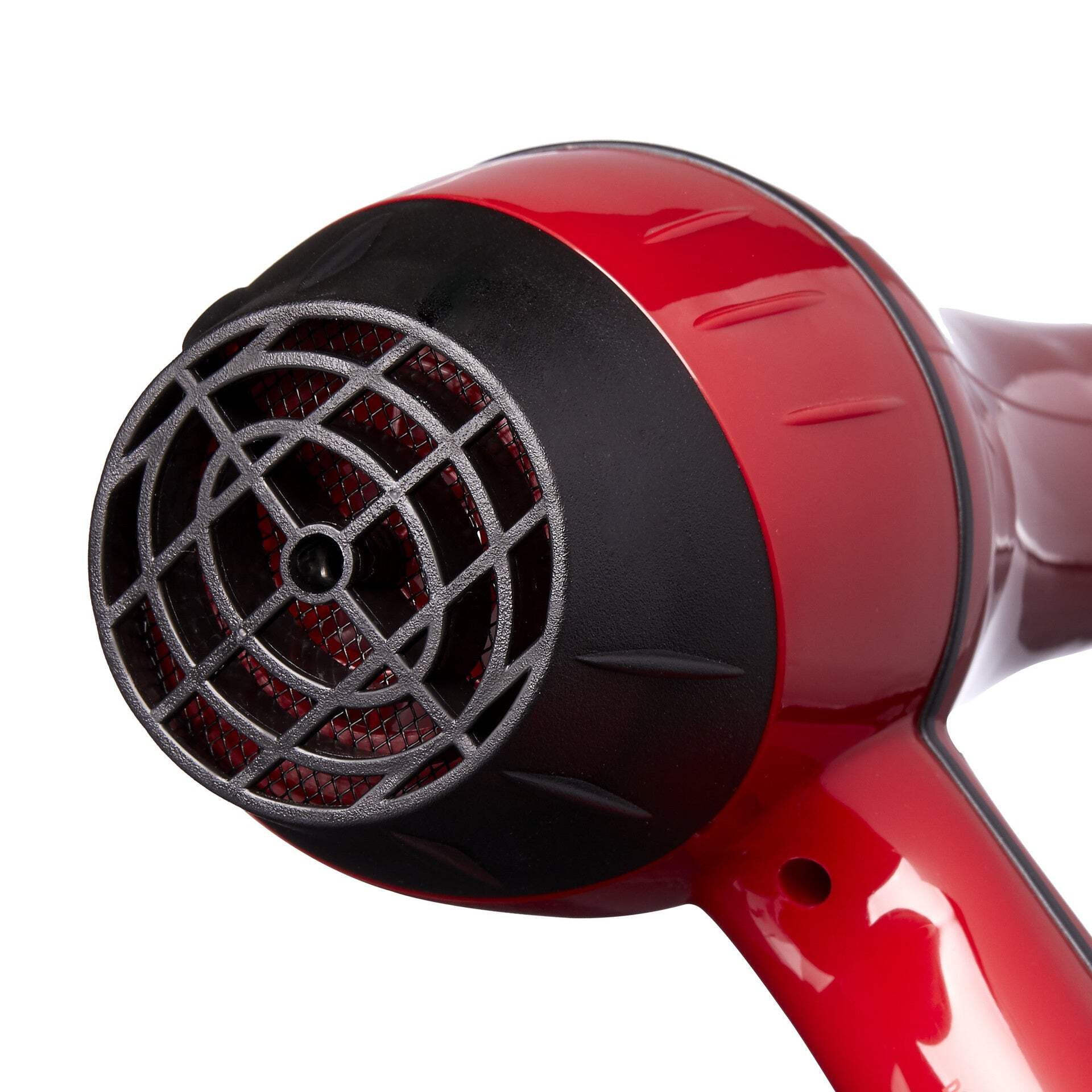 RED by KISS 2500 Ceramic Turbo Hair Blow Dryer – Professional AC Motor with 25% More Airflow, 3 Heat/3 Speed Settings, Quiet Long-Life Design, Includes 3 Bonus Styling Attachments