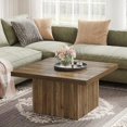 thumbnail image 1 of Table Basse Carrée, Table Basse en Bois Manufacturé de 31,5 Pouces, 1 of 5