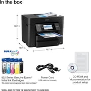 WorkForce Pro WF-4833 Wireless All-in-One Printer with Auto 2-Sided Print, 50-page ADF, 500-sheet Paper Capacity, and 4.3 Color Touchscreen (Sold without manufacturer )