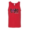 thumbnail image 2 of Wild Bobby, Loved John 3:16 Inspirational/Christian Men Graphic Tank Top, Red, Medium, 2 of 6