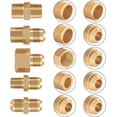 thumbnail image 6 of Upgraded 6 Feet High Pressure Braided Propane Hose Extension with Conversion Coupling 3/8" Flare to 1/2" Female NPT, 1/4" Male NPT, 3/8" Male Flare for BBQ Grill, Fire Pit, Heater, 6 of 8