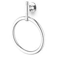 thumbnail image 2 of Filigrana Polished chrome and gold towel ring. Hand towel holder., 2 of 3
