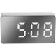 thumbnail image 1 of Reloj despertador digital LED, despertador portátil de viaje con función de repetición, reloj despertador con espejo LED con pilas para oficina, sala de estar, dormitorio, 1 of 5