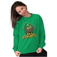 thumbnail image 4 of Woodsy Owl Eco Friendly Cute Forest Unisex Plus Size Sweatshirt Brisco Brands 4X, 4 of 5