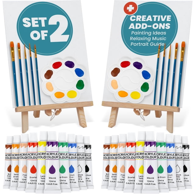 Kit de pintura CraftyCrocodile, juego de 2 para adultos y parejas