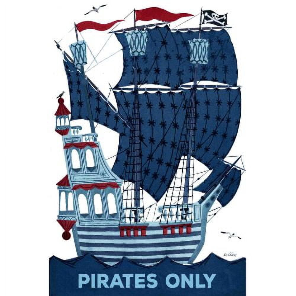 "Pirates Only" Painting Print on Wrapped Canvas