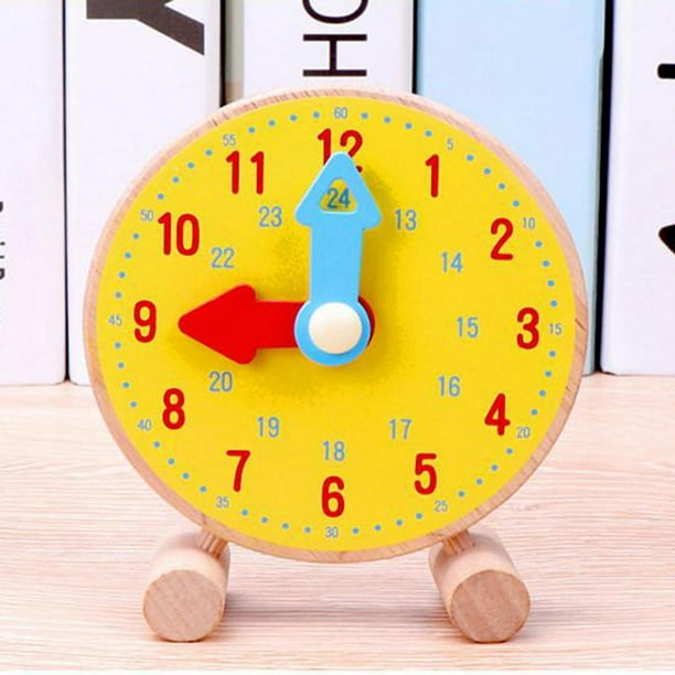 Reloj educativo de para ninos reloj de aprendizaje a juguete interactivo perfke Reloj de ensenanza de tiempo Walmart en linea