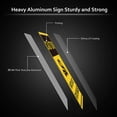 thumbnail image 2 of UV Protected Waterproof Aluminum Warning Signs CAUTION WATCH OUT FOR SNAKES Yellow 30x25cm, 2 of 7