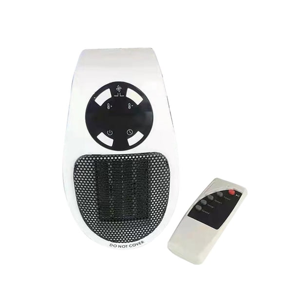 Calentador de aire portátil Ventilador 3 Ajuste de engranajes para oficina (Reino Unido) con control remoto Wdftyju Libre de BPA