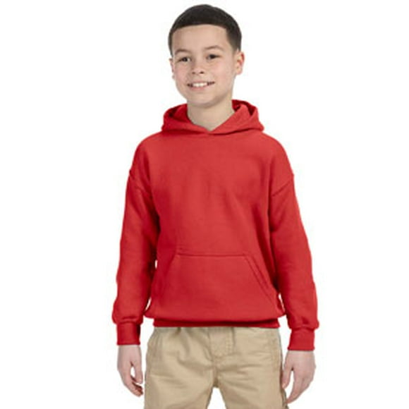 Youth Heavy Blend™ 13.3 oz./lin. yd., 50/50 Hood - RED - M
