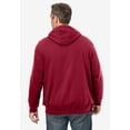 thumbnail image 2 of Kingsize Men's Big & Tall Fleece Zip-front Hoodie Jacket, 2 of 5