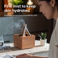 thumbnail image 4 of Flame Aroma Diffuser Mini Humidifier, Compact Campfire Style Essential Oil Diffuser with 7-Color Gradient Night Light, Quiet Ultrasonic Desk Diffuser with Auto Shut-Off for Home/Office/Bedroom, 4 of 10