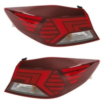 New Pair of Tail Lights Compatible With Hyundai Elantra 2019 2020 By Part Numbers HY2804165 92402-F2610 762405-42396-8 HY2805165 92401-F2610 762405-42395-1
