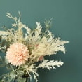 thumbnail image 4 of Ramo de flores artificiales para novia, paquete de flores de simulación, centro de mesa de oficina en casa, ramo falso, rosa melocotón Inevent HA7195-03B, 4 of 6