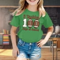 thumbnail image 2 of ZXLBBD Girls Short Sleeve Back to Shool Themed Graphic Round Neck T Shirt Kids Trendy Outdoor Blouse Top Relaxed Fit Casual School Wear, 2 of 4