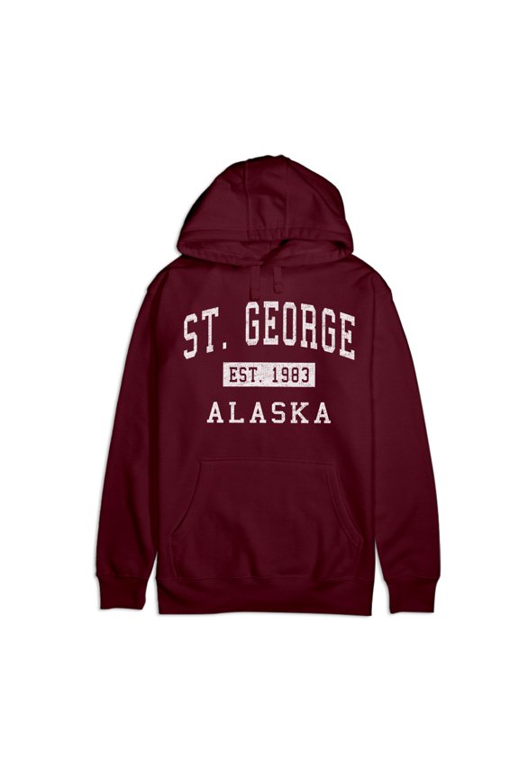 St. George Alaska Classic Established Premium Cotton Hoodie