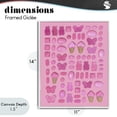 thumbnail image 4 of Stupell Industries Contemporary Pink Toned Candies White Framed Giclee Art, 11 x 14, by LISH Creative, 4 of 8