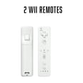 thumbnail image 4 of Nintendo Wii Console Wii Game System White with Just Dance 2 & 3, Two RetroFam Remotes & Nunchucks (Refurbished), 4 of 8