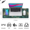 thumbnail image 5 of Green Tropical Leaves Ultra Large Mouse Pad: XXL Size Gaming Mousepad, Large Extended Full Size Desk Mat, Perfect for Keyboards, Laptops & Computers - 31.5x11.8 Inch, 5 of 7