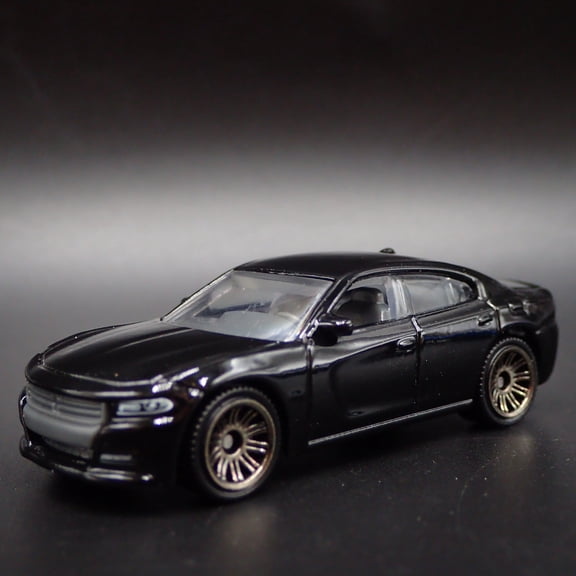 Open Box 2011-2023 DODGE CHARGER BLACK 1:64 SCALE COLLECTIBLE DIORAMA DIECAST MODEL CAR
