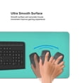 thumbnail image 5 of Xecao Teal Turquoise Print Large Mouse Pad, 16x35.5in Mousepad, Professional Non-Slip Rubber Base Big Mouse Pad, Mouse Pad for Gaming & Office Full Desk Mouse Pad, 5 of 9
