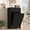 Black/Dark Brown Top, variant on HARIPUL Single Tilt Out Trash Cabinet for 13 Gallon Waste Bin, Free Standing Kitchen Trash Can Cabinet with Drawers, White