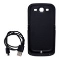 thumbnail image 1 of 88290 - CELL PHONE BATTERY POWER PACK RUBBER CASE FOR SAMSUNG GLAXY S3, 1 of 1