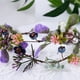 thumbnail image 3 of KAKOWELY Diadema de flores, diadema floral, corona nupcial para el cabello, guirnalda, tocado, 3 of 4