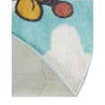 thumbnail image 5 of Unique Loom Whimsy Kids Collection Area Rug - Giraffe (7' 10" Round Blue/Ivory), 5 of 9