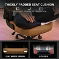 thumbnail image 5 of GTPLAYER Video Gaming Chair, Ergonomic Gaming Chair with Flip-Up Armrests, Comfortable Desk Chair with Adjustable Height, Computer Chair with Built-in Lumbar Support, Recliner with 360° Swivel, 5 of 16