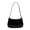 Black, variant on Joernso Retro Glossy Shoulder Bag Ladies Solid Color Faux Leather Underarm Bag Casual Hobo Purse Waterproof Handbag for Daily Life Travel Parties
