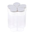 thumbnail image 2 of AMLESO Transparent 5 Grilles Flip Spice Shaker Bocaux Filet en Forme de Port de Coulée Gris, 2 of 5