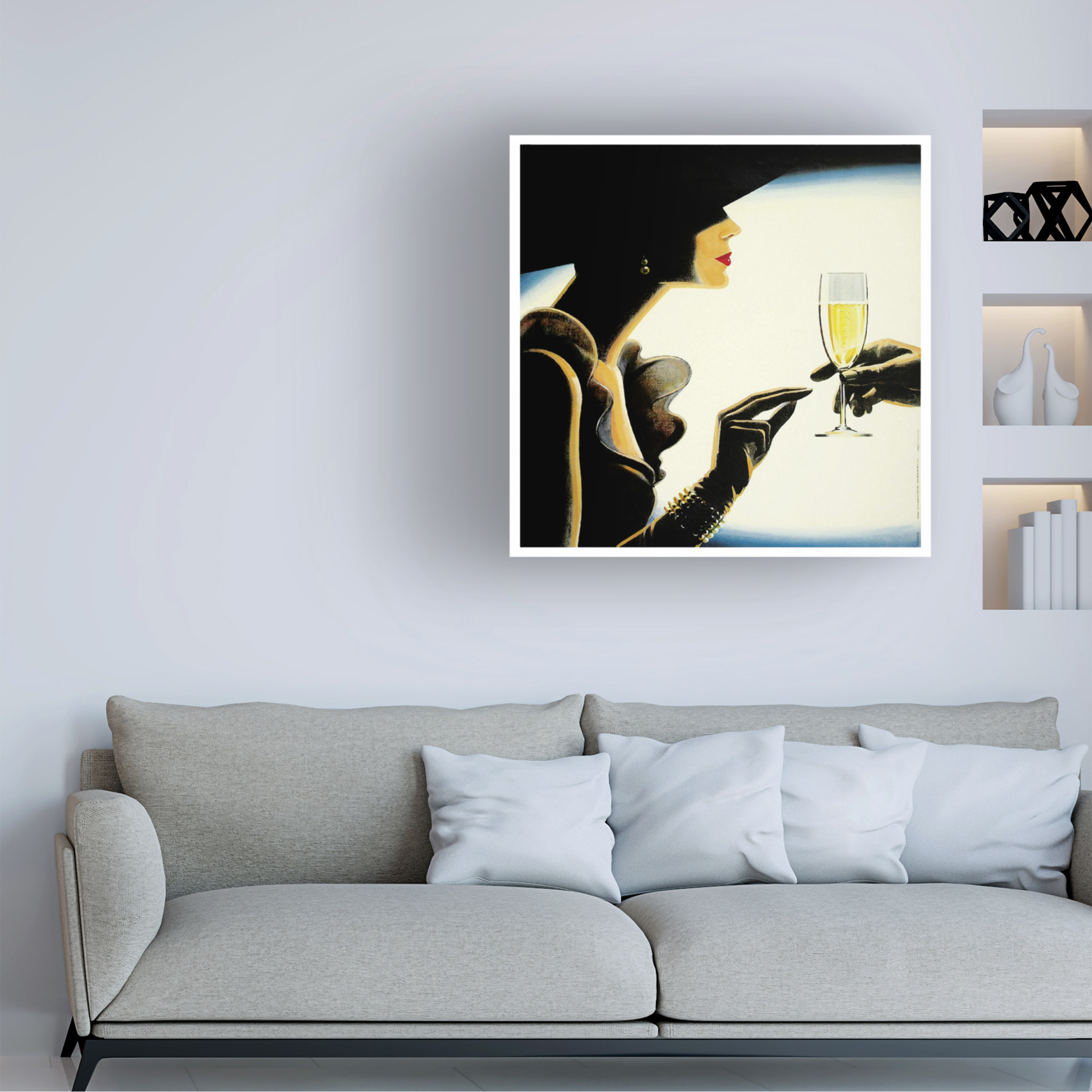 Trademark Fine Art 'Ad 1' Canvas Art by Vintage Lavoie