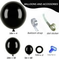 thumbnail image 4 of 114Pcs Black Balloons Garland Arch Kit Different Sizes 5/10/18 Inch Latex Black Ballon As Gender Reveal Wedding Graduation Anniversary Happy Birthday Party Supplies Decorations…, 4 of 7
