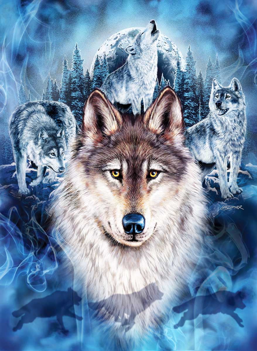 Wolf Song Jigsaw Puzzle 1000 Piece