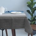 thumbnail image 4 of Blue Gray Table Cloth Waterproof Tablecloths, Vintage Farmhouse Gradient Wooden Grain Art Tablecloth Dining Table Cover for Kitchen Party Tabletop Outdoor, Rectangle Tablecloth 54x108 Inch, 4 of 9