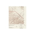 thumbnail image 2 of Topographical Map - Ubehebe Crater California Nevada Quad - USGS 1957 - Vintage Wall Art, 2 of 4