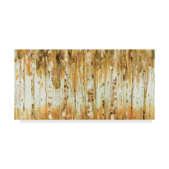 Trademark Fine Art 'The Forest I Fall Crop' Canvas Art by Lisa Audit
