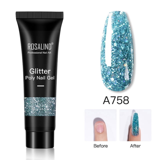 EGNMCR ROSALIND Paillettes Nacrées Extender 15ml Gel à Ongles Cristal Extender Extension fluid